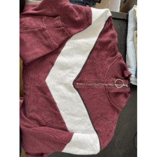 Sweat blanc bordeaux...