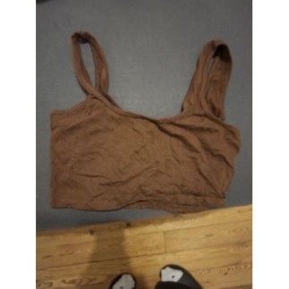 Crois top marron jennyfer 