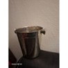 Seau à champagne en inox argenté 