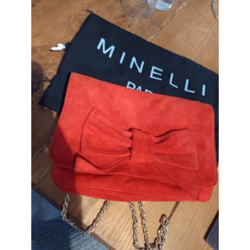 Pochette rouge MINELLI PARIS VR
