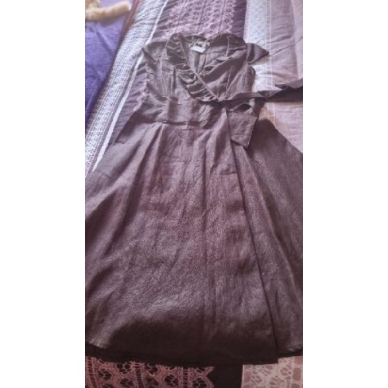 Robe marron 123 T 36