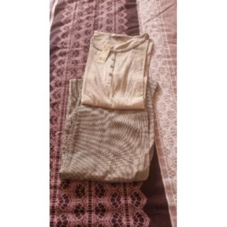 Pyjama Etam beige marron T 40