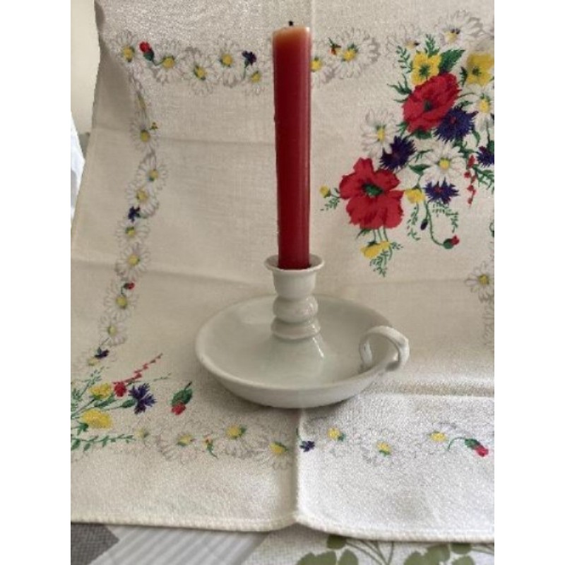 Bougeoir blanc 