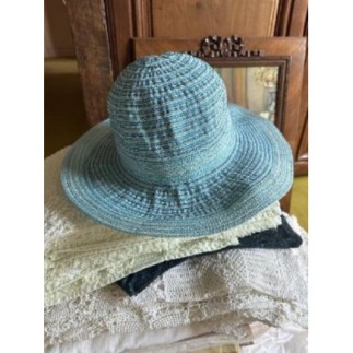 Chapeau de soleil turquoise