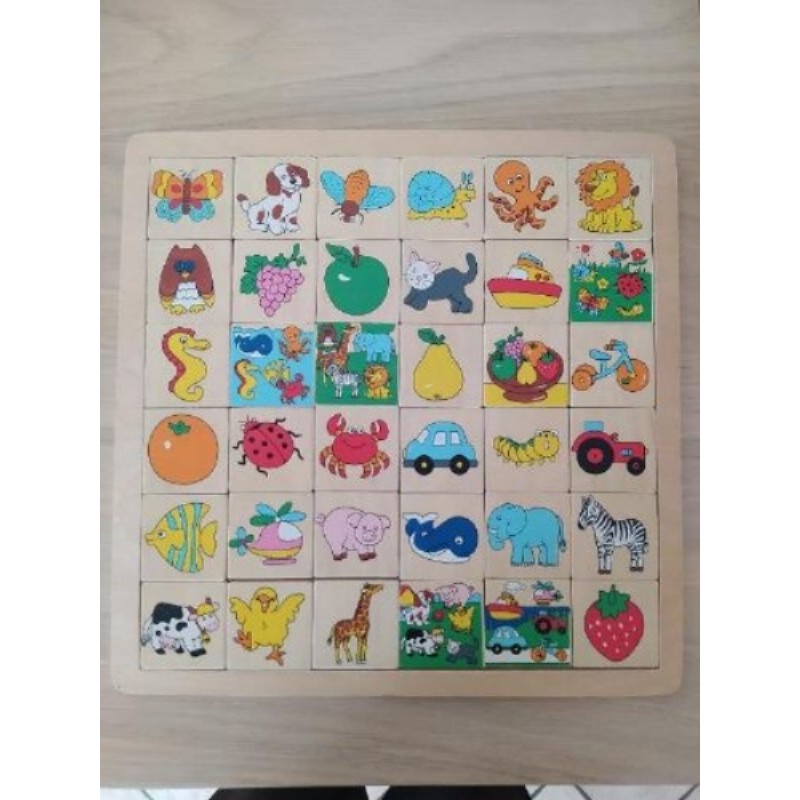 PUZZLE MÉMO EN BOIS