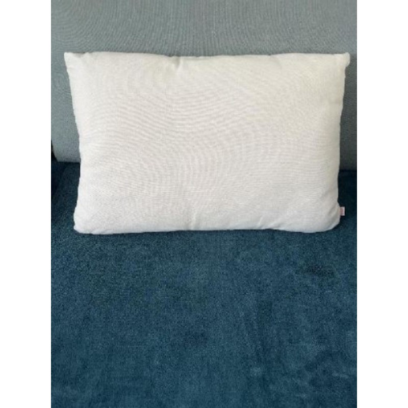 Coussin coton et lin rose Alinéa 