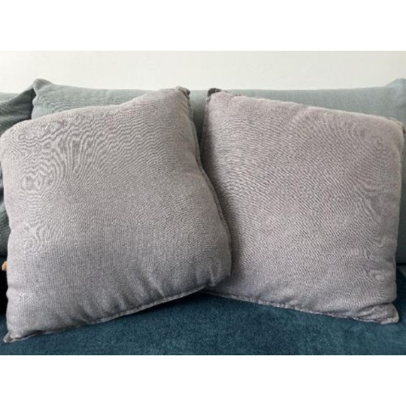 Lot de 2 coussins couleur taupe Maisons du monde 