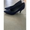 Chaussures escarpins bleu La halle 