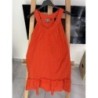 Robe orange - taille 38 ans 