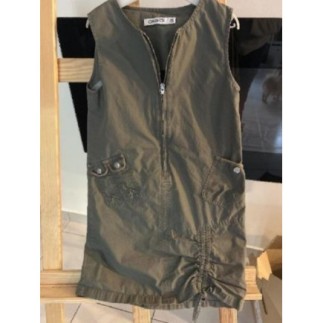 Okaïdi - robe kaki - 4 ans