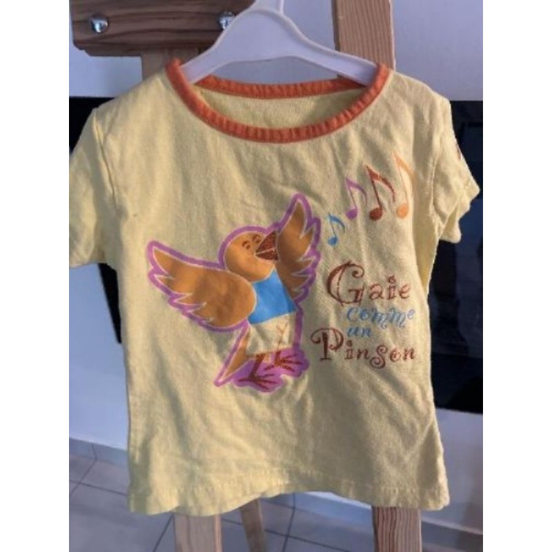 T shirt - Gaie comme un pinson - 6 mois 