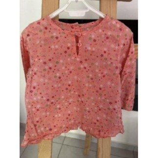 T-shirt manche longue rose...