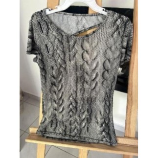 Haut couleur crocodile -...