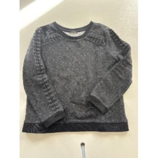 Sweat lacet noir chiné IKKS 36