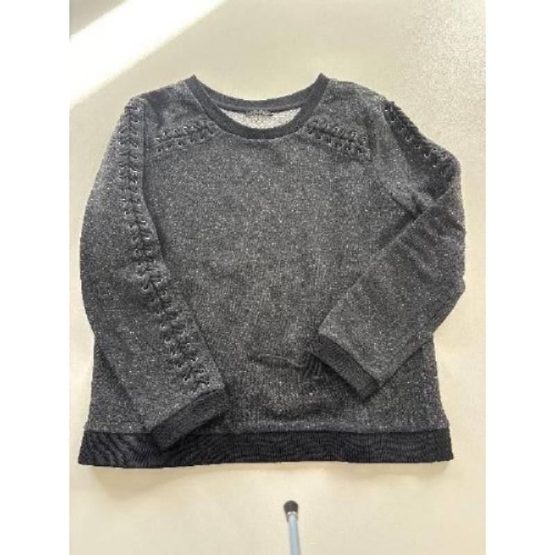 Sweat lacet noir chiné IKKS 36