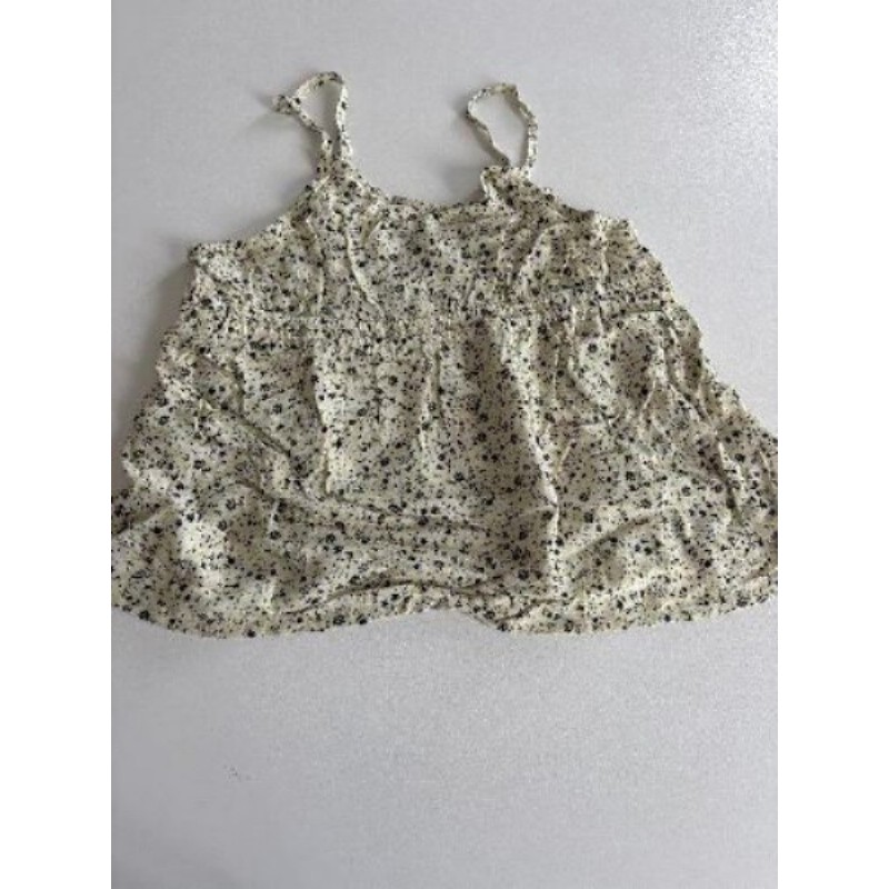 Top jaune fleurs IKKS BLEU 14 ans