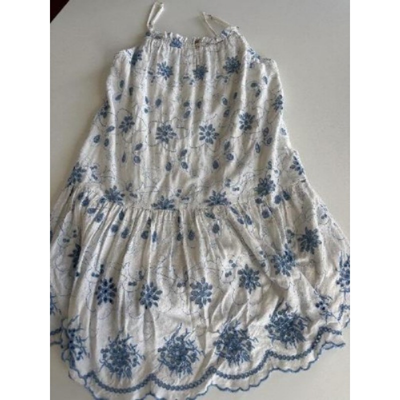 Robe été blanc/bleu IKKS 34