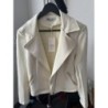 BLOUSON NEUF BLANC STYLE PERFECTO  MARQUE IT HAPPY TAILLE M