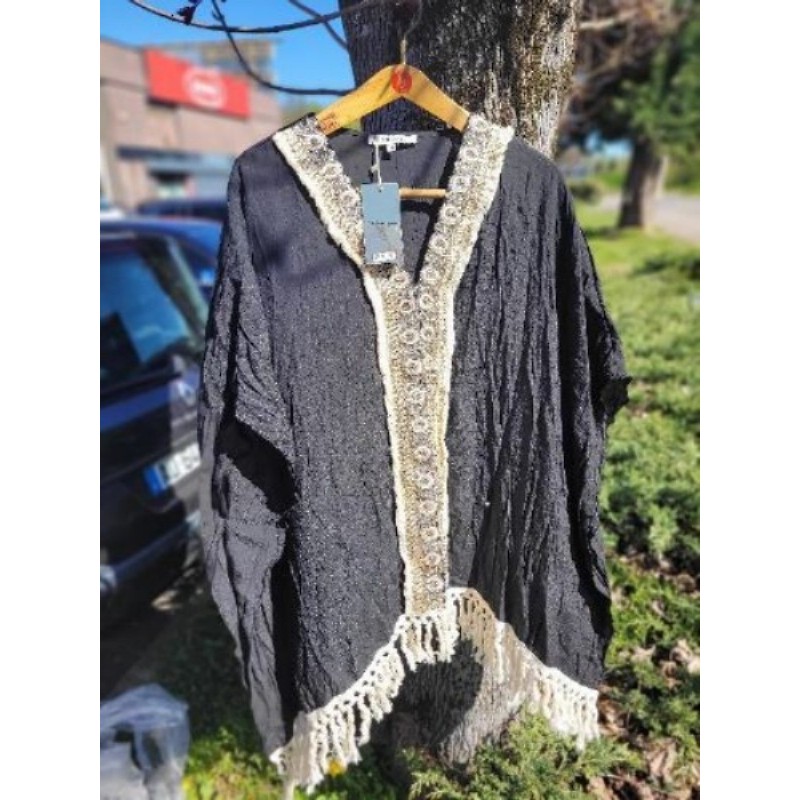 Paréo noir neuf taille unique 