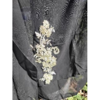 Foulard noir et gold 