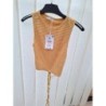 DEBARDEUR RAYE ORANGE NEUF BERSHKA S