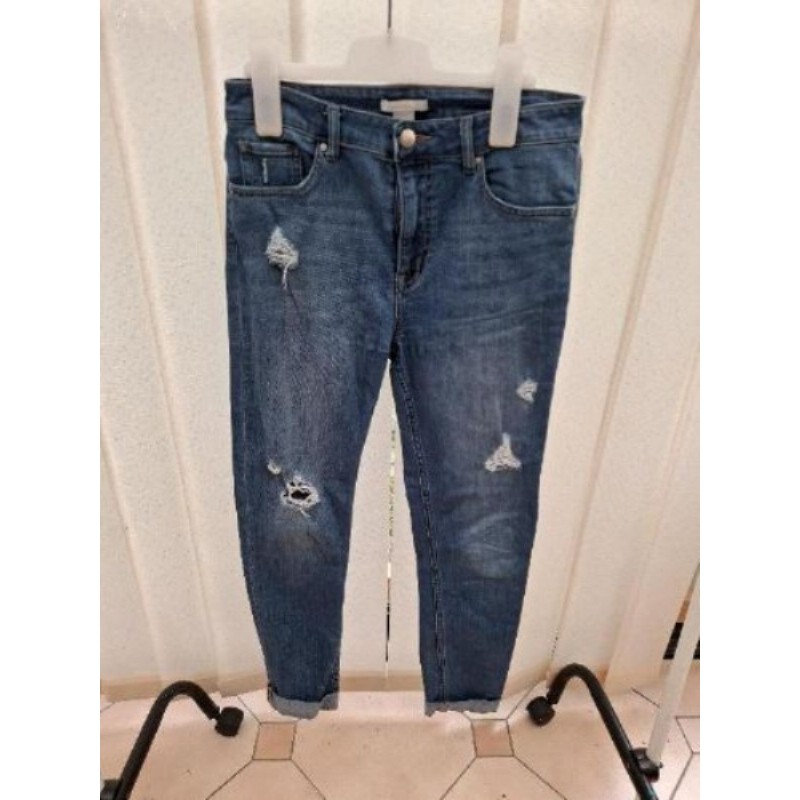 JEAN BLEU TROUS HM 38