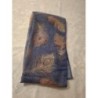 FOULARD BLEU PLUME PAON