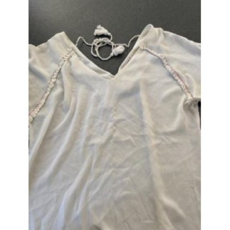 Blouse ecru en V taille M/L