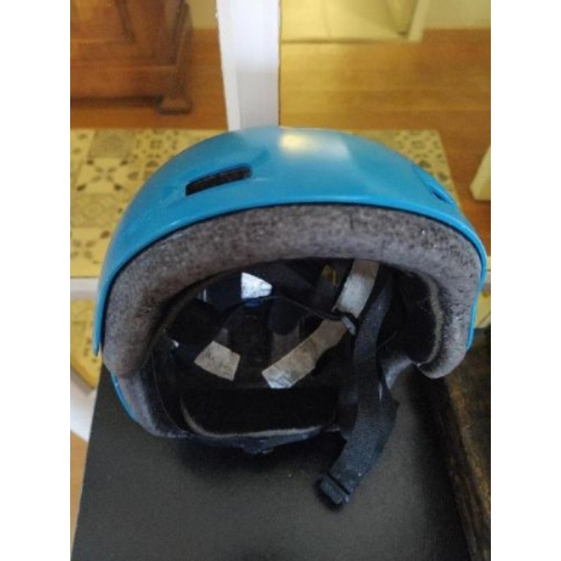 Casque de protection jeune enfant pour draisienne vélo trottinette bleu Taille 2-3 ans