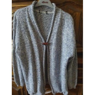 Gilet bleu chiné Taille XL