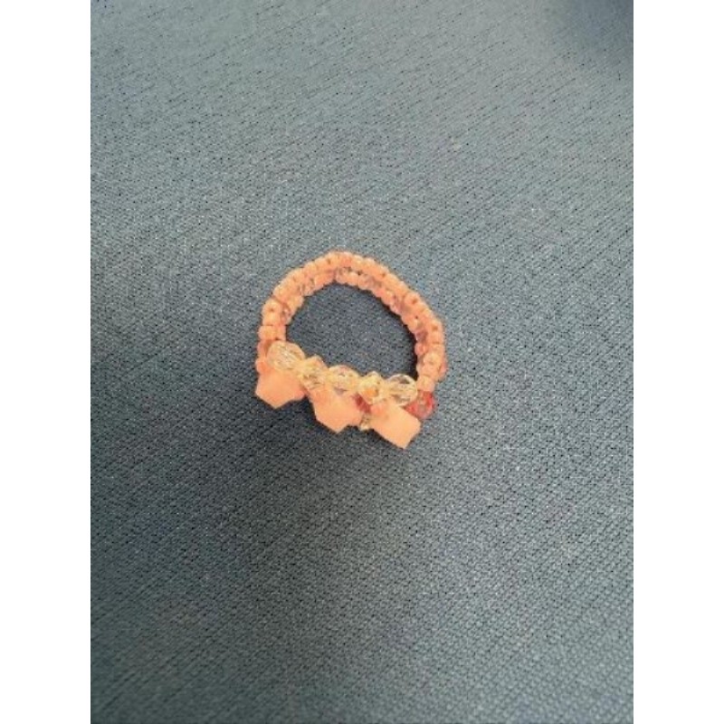 Bague 3 petits cubes roses