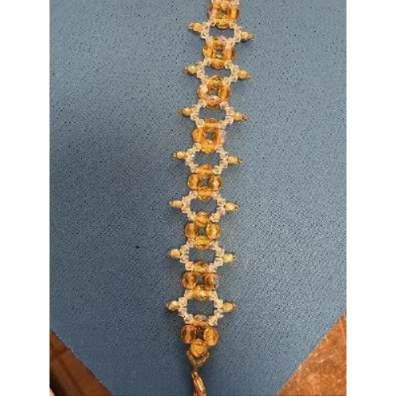 Bracelet losanges dorés 