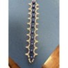 Bracelet losanges / perles bleues 