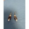 Boucles d’oreilles marrons