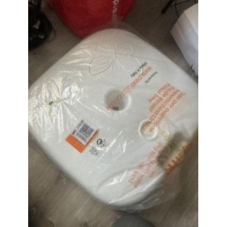 Pied parasol plastique blanc 