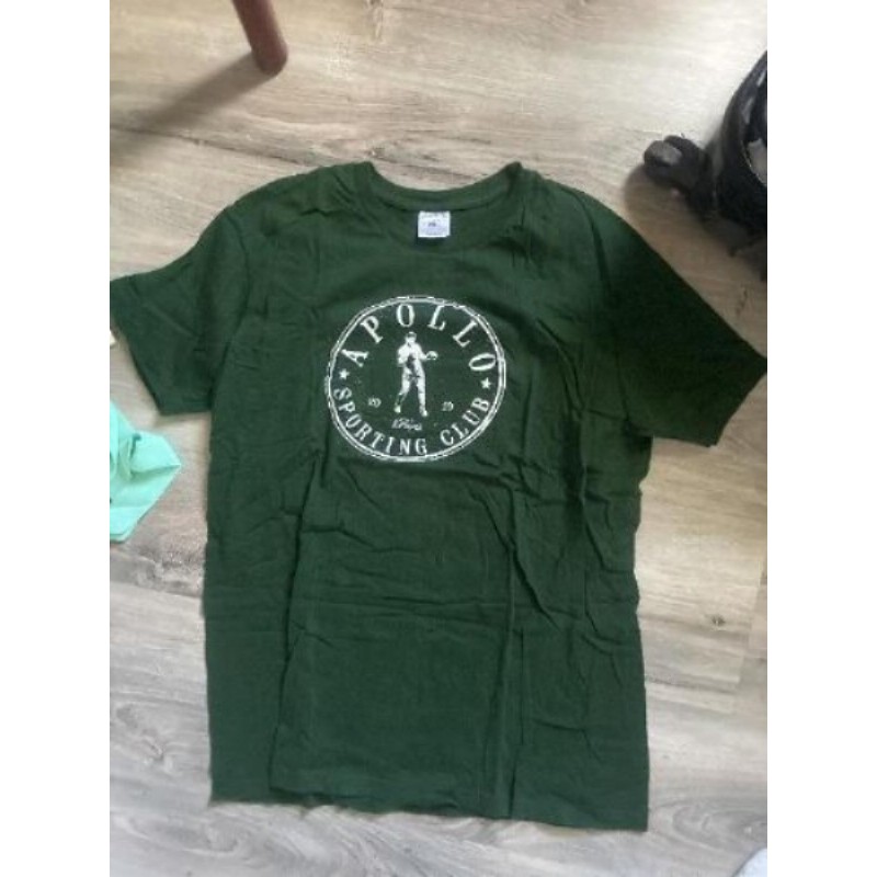 TEE shirt vert homme apolo 