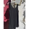 ROBE NOIRE SANS MANCHE SOIE COMPTOIR DES COTONNIERS RAILLE 38