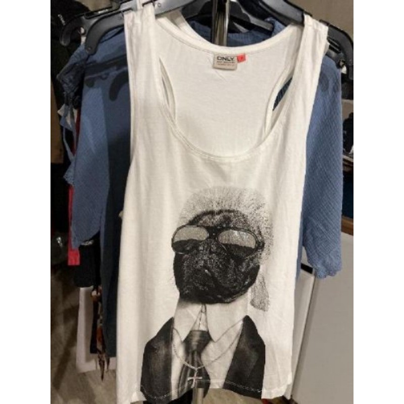 TEE SHIRT CHIEN ONLY TAILLE S 