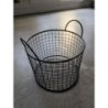 Panier acier noir 