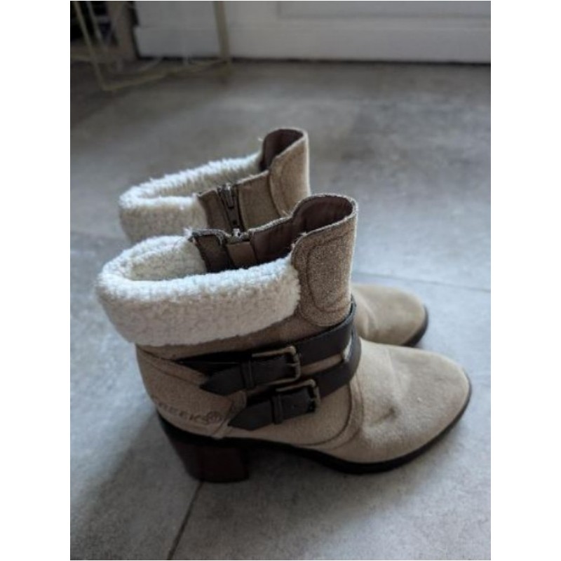 Bottines Creeks marron clair T39