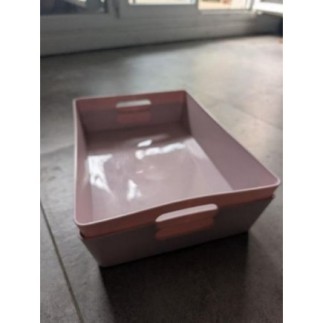 Rangement tiroir rose 