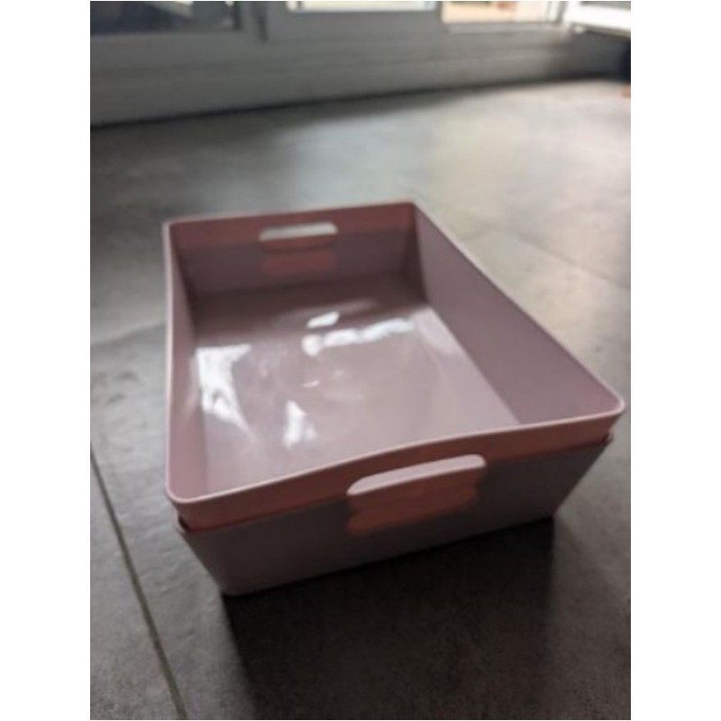 Rangement tiroir rose 