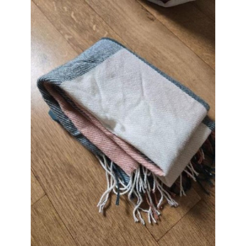 Écharpe rose et verte 