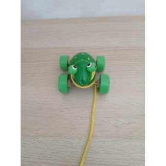 Jouets à tirer grenouille