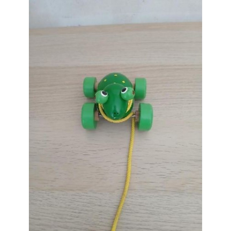 Jouets à tirer grenouille