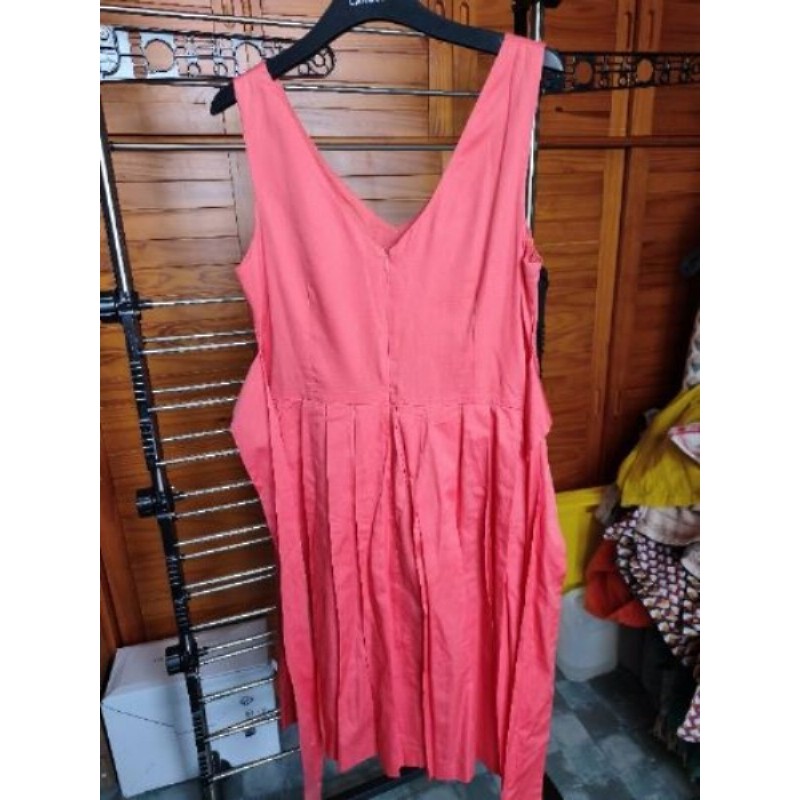 Robe 100% coton orange  taille 42 CARILL