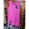 Robe 100% polyester fushia taille 44 CHRISTELLA