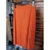 Jupe plis soleil orange taille 42 ROSY DAYS