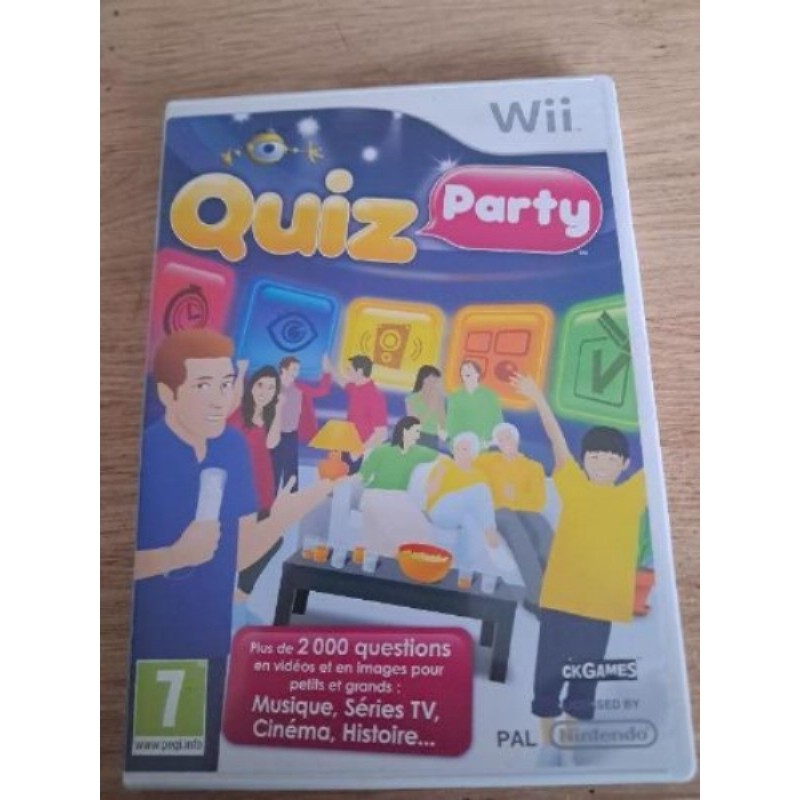 Jeu quinz partiy wii