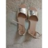 Sandales d'été doré taille 40